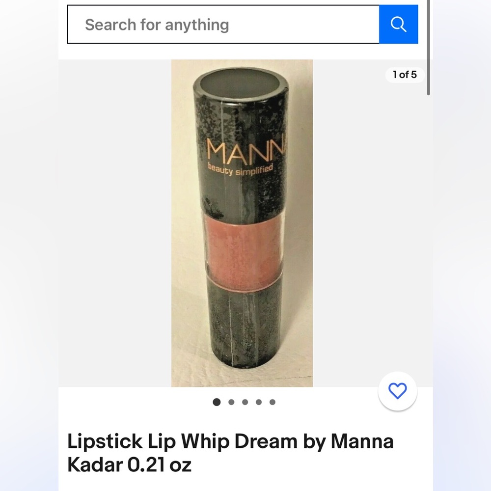 Manna Lipstick NEW sealed